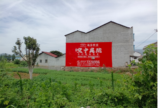 红安做墙体广告的意义