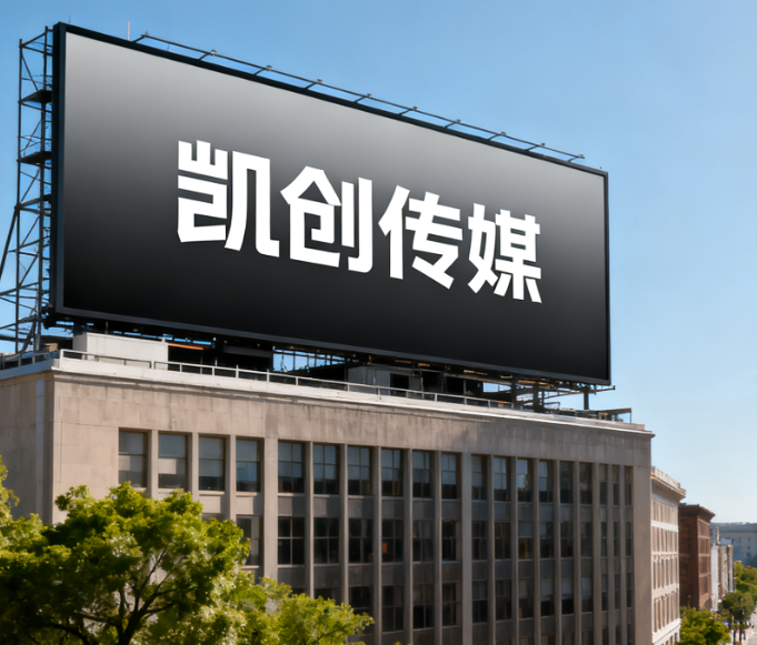 红安户外广告牌的设计与制作